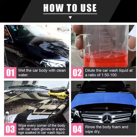 Champú de lavado de coches 500 ML